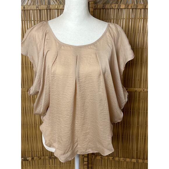 BCX ‎ Top Womens Small Flowy Flutter Sleeves - Picture 2 of 10